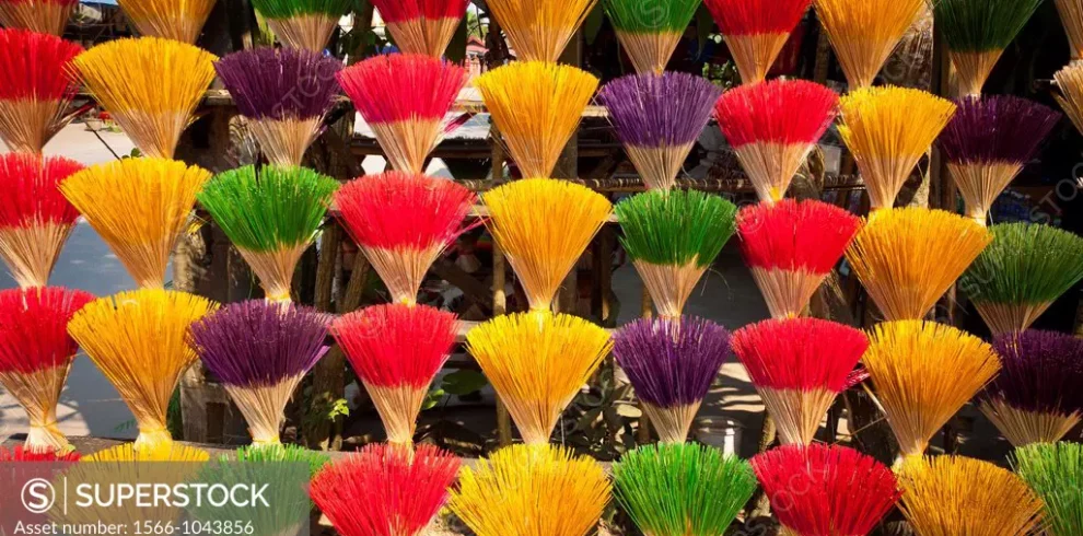 Incense stick village - Hue - Vietnam