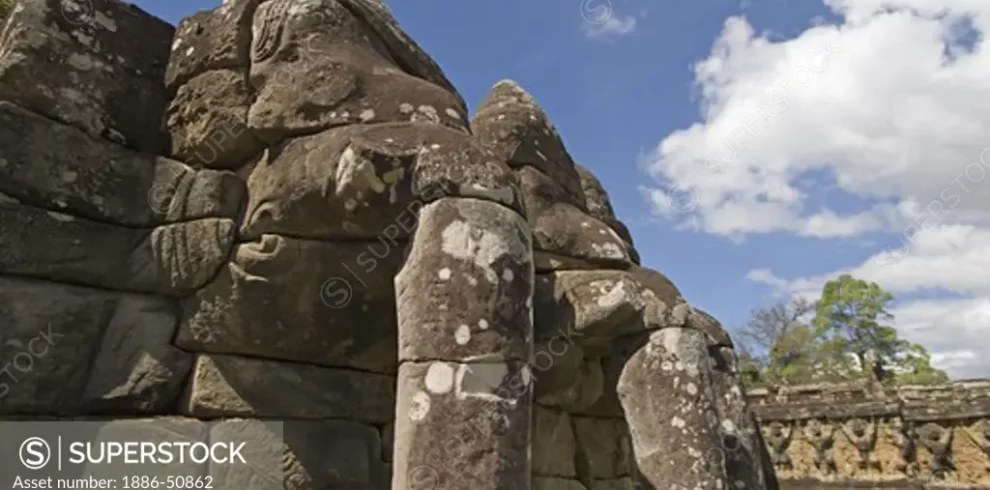 Elephant Terraces - Angkor Thom - Siem Reap - Cambodia