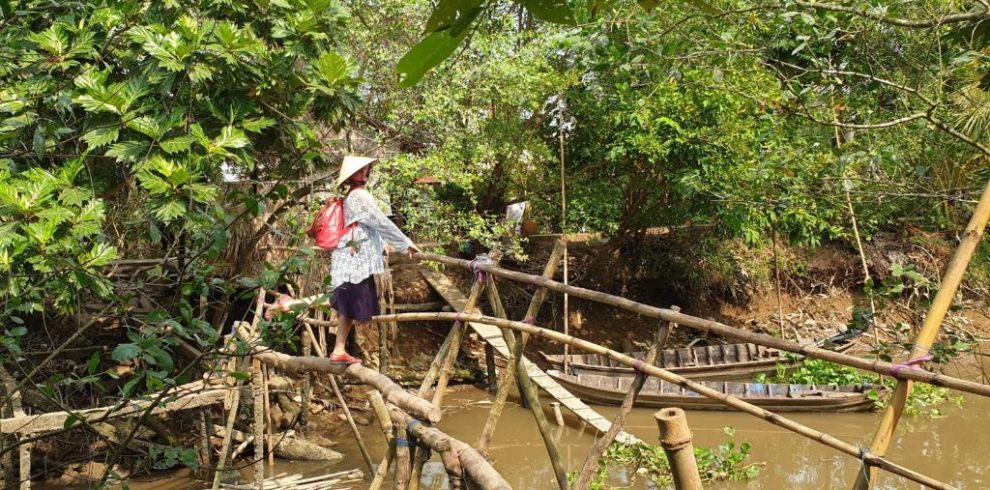 Monkey Bridge - Can Tho - Vietnam