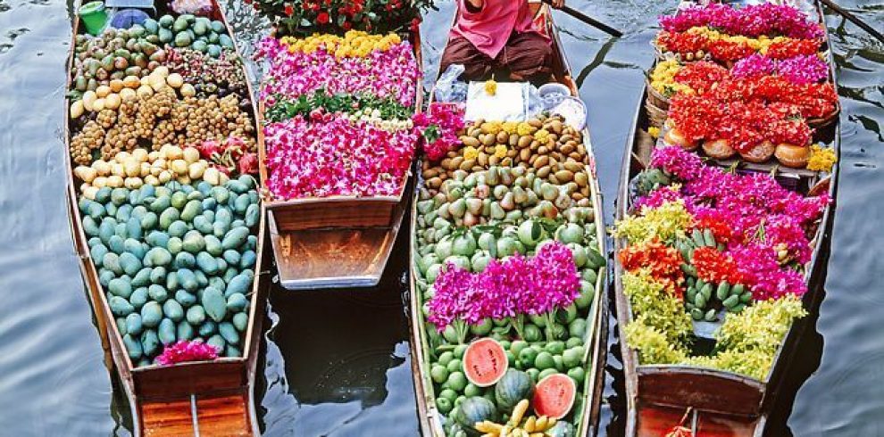 Flower and Vegetable Market - Bangkok - Thailand