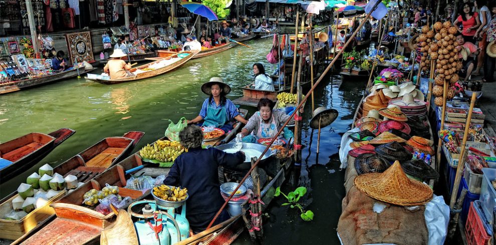 Damnoen Saduak floating market - Bangkok - Thailand