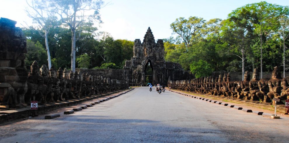 The South Gate of Angkor Thom - Siem Reap - Cambodia