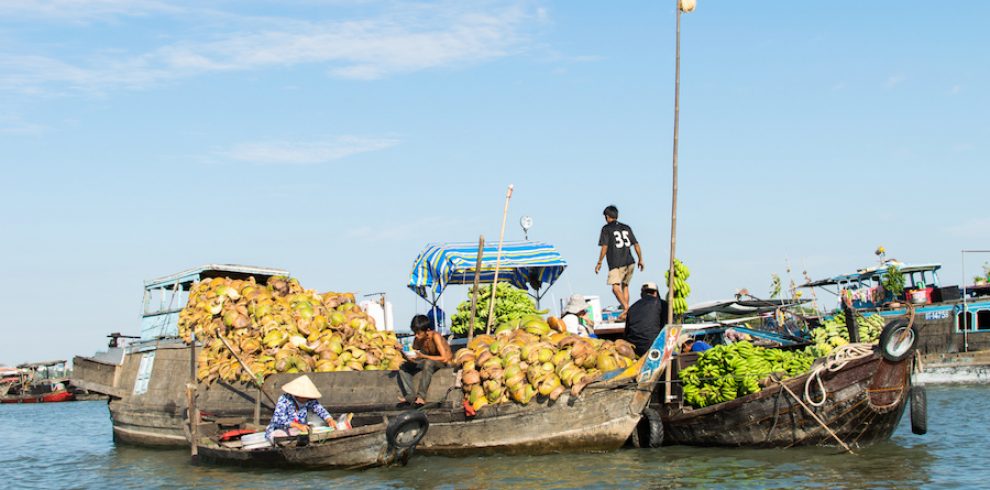 Floating Markets Chau Doc - Chau Doc - An Giang - Vietnam