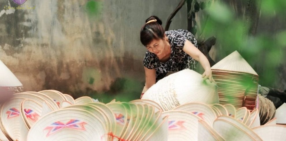 Conical hat village - Hue - Vietnam