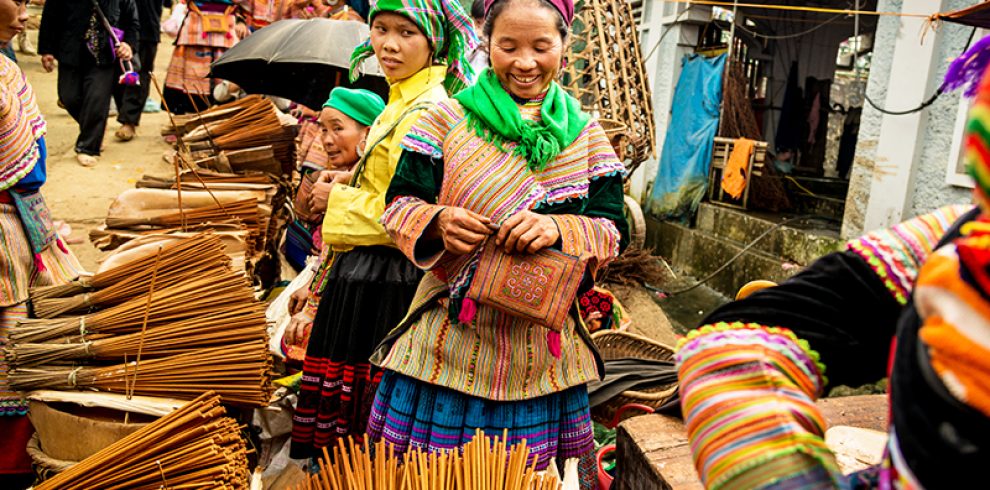 Lung Khau Nhin Market - Lao Cai - Vietnam