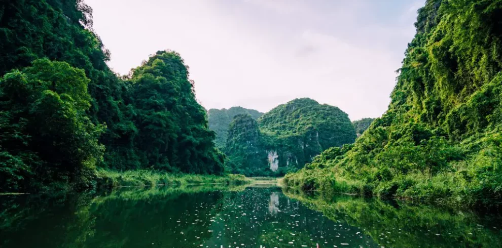 Cao Son Temple - Trang An Grottoes - Ninh Binh - Vietnam