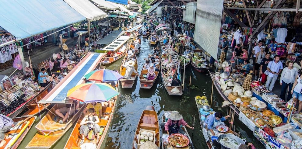 Damnen Saduak Floating Market - Ratchaburi - Thailand