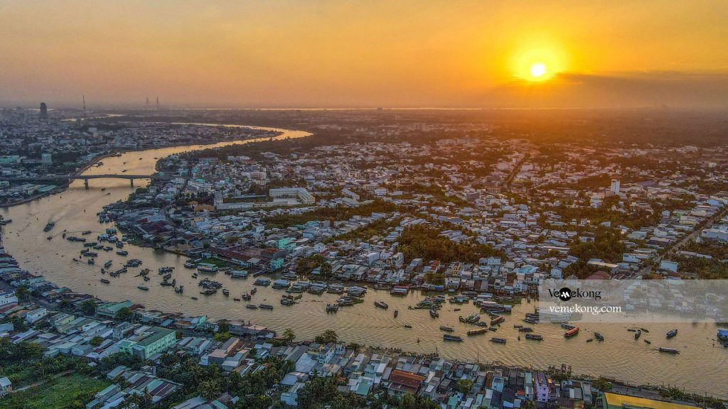 Cai Rang Floating Market - Can Tho - Vietnam