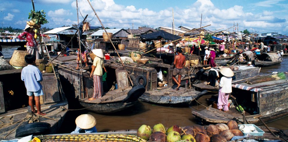 Cai Be Floating Market - Cai Be - Mekong Delta - Vietnam