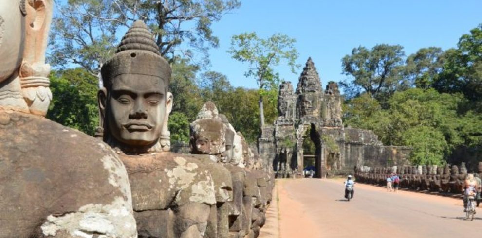 The South Gate of Angkor Thom - Siem Reap - Cambodia