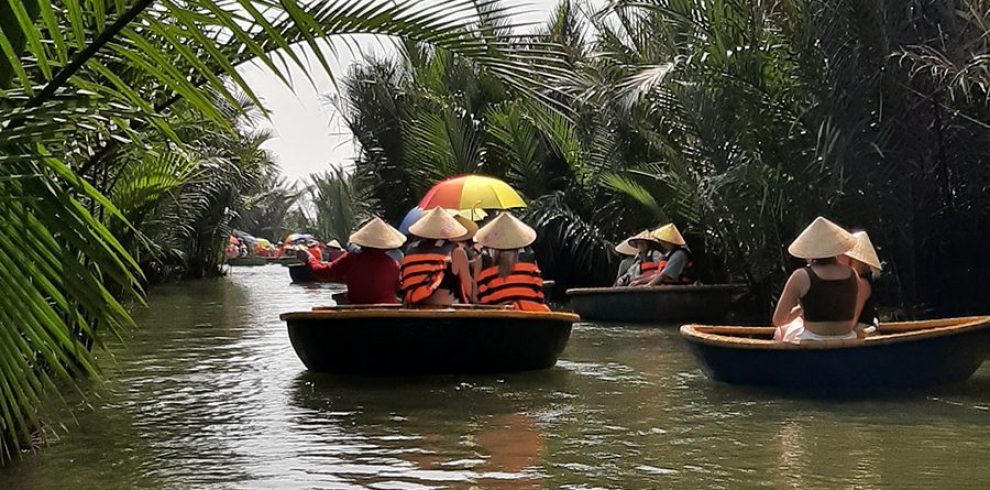 Coconut Basket Boat - Saigon - Vietnam