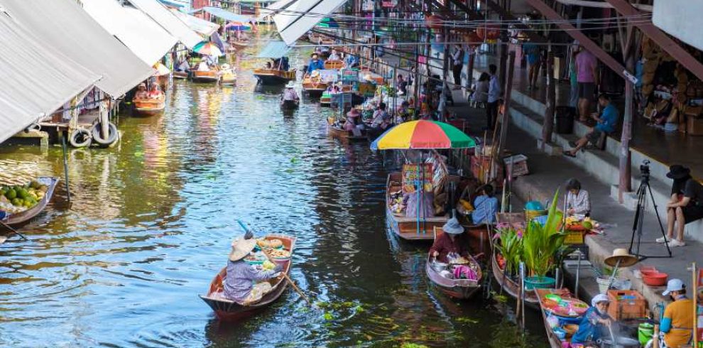 Damnoen Saduak floating market - Bangkok - Thailand